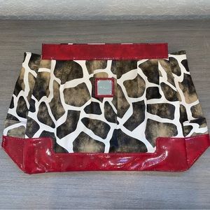 MICHE LEXI Prima Shell, Animal Print with Red Accents